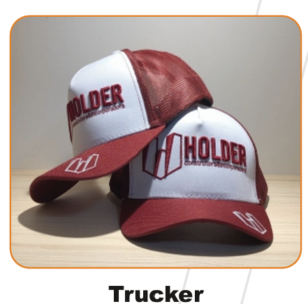 Boné tipo trucker