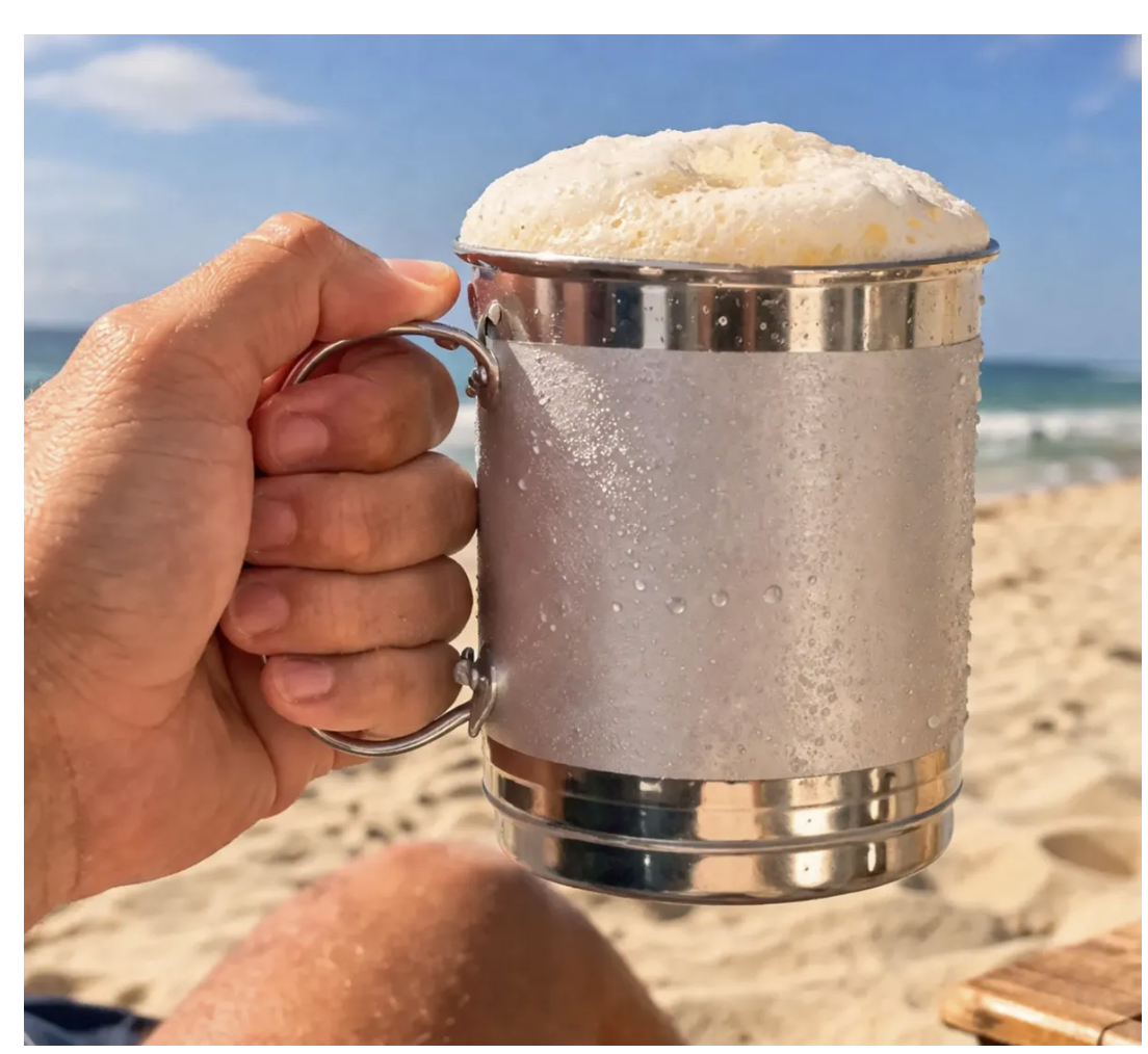 Caneca aluminio 500ml