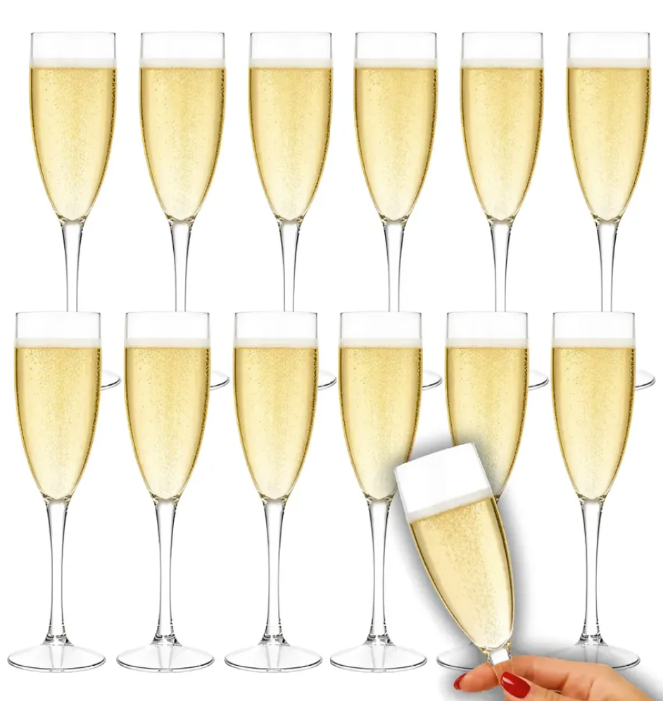 Taça para champagne acrilico 220ml