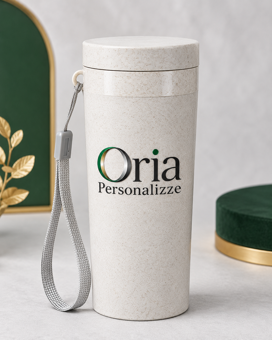 Gravação em Copo Fibra Bambu C/ Tampa Ecológico Térmico Microondas 350ml